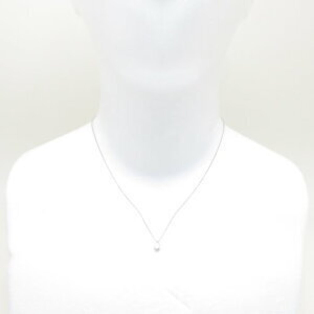 Tiffany Solitaire Necklace Diamond Platinum